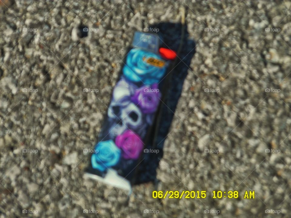 Bic lighter. This is a picture of a lost lighter that I found while out walking 🚶 🏃 🔥 💨 in Graham Texas
