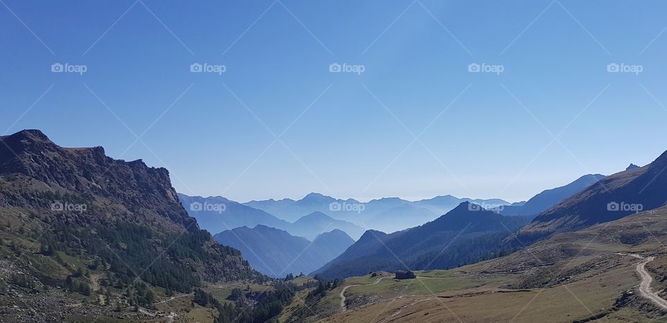 View on the mountains