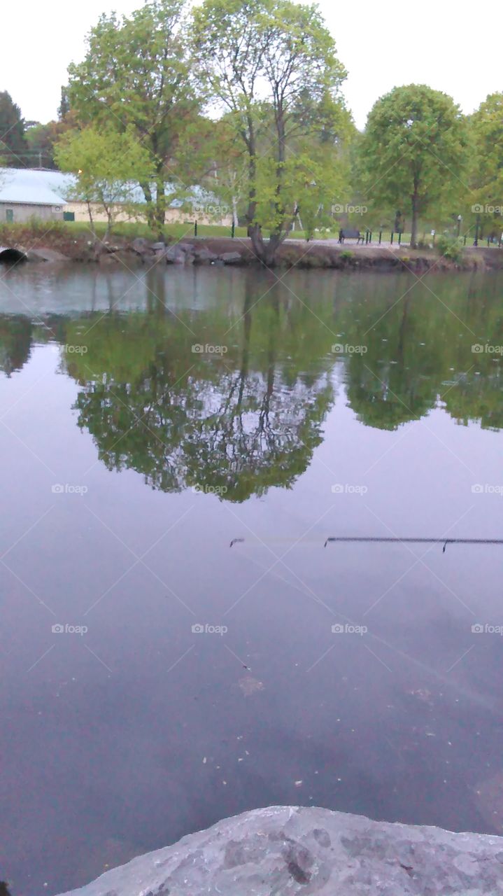 Reflection on the water