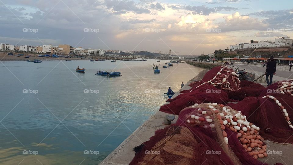 maroc rabat Maroc belle vue sur la rive