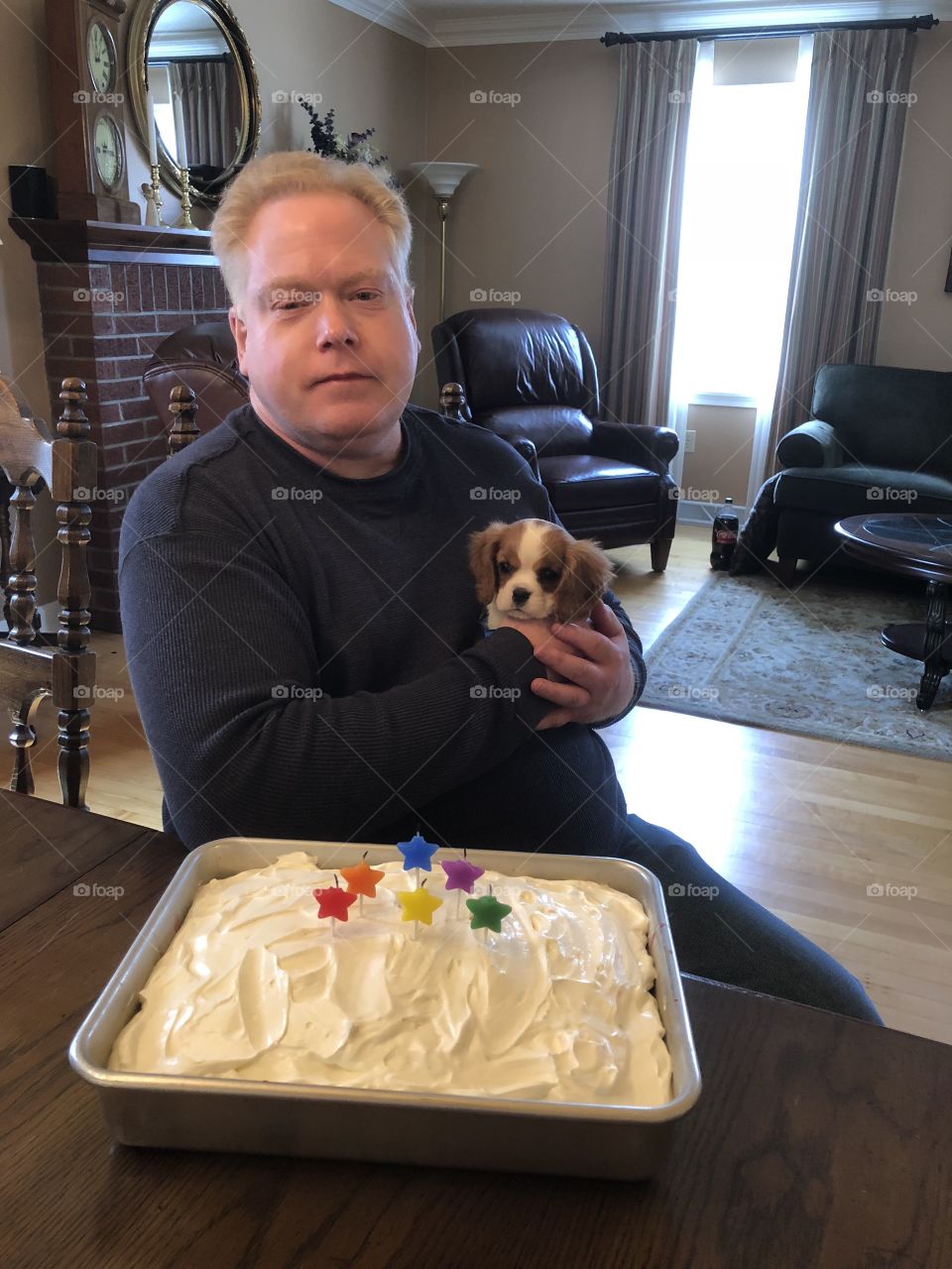 Lucy and I celebrating my birthday 