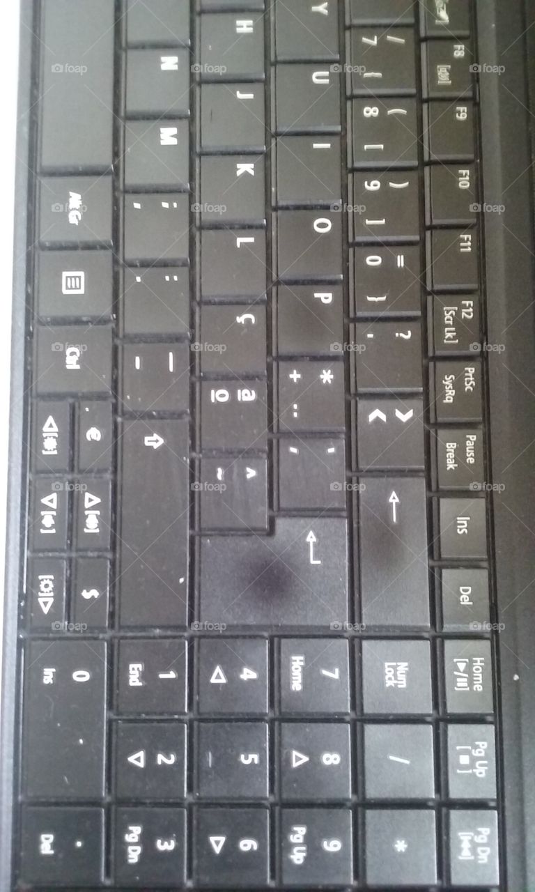 Computer keypad. computer keypad