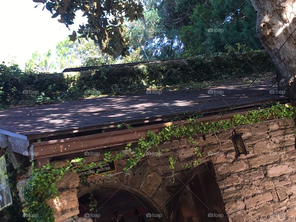 Building at the Fountain of Youth in St Augustine Florida 