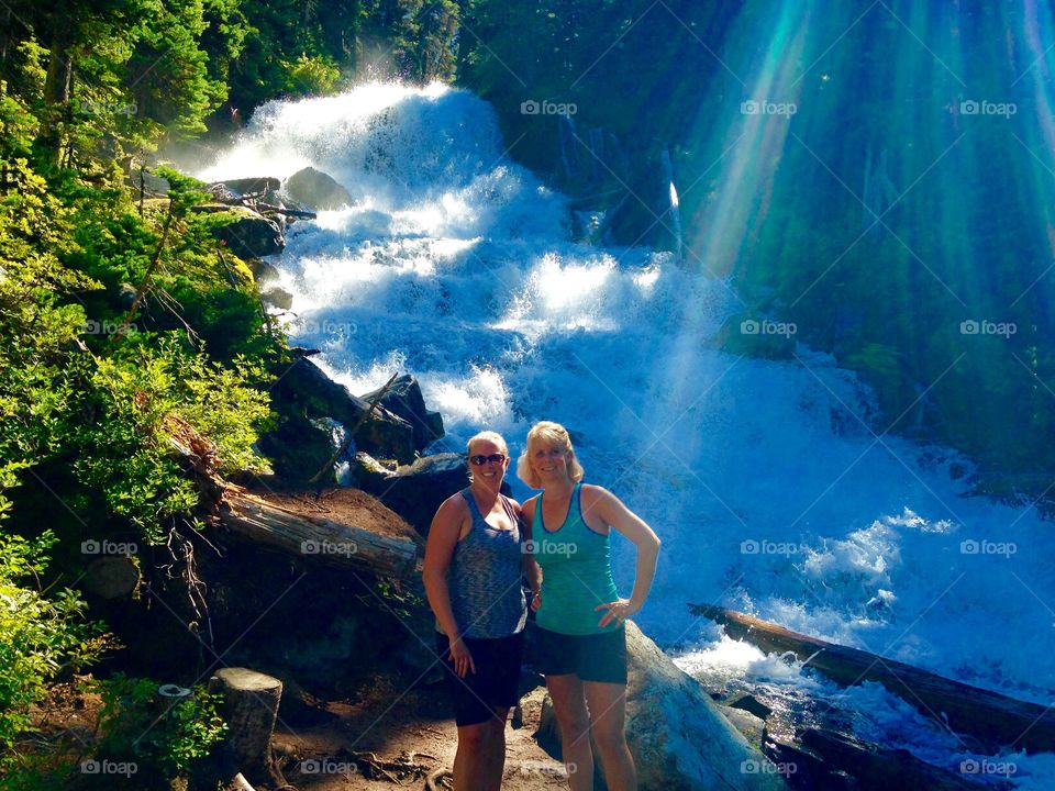 A breathtaking hike to a cascading River at Joffre Lakes Provincial Park near Pemberton BC. The scenery was stunning... Alpine meadows, mountains, glaciers, Caribbean blue waters and a cascading waterfall, all combined with the freshness of early morning Summer sunshine.