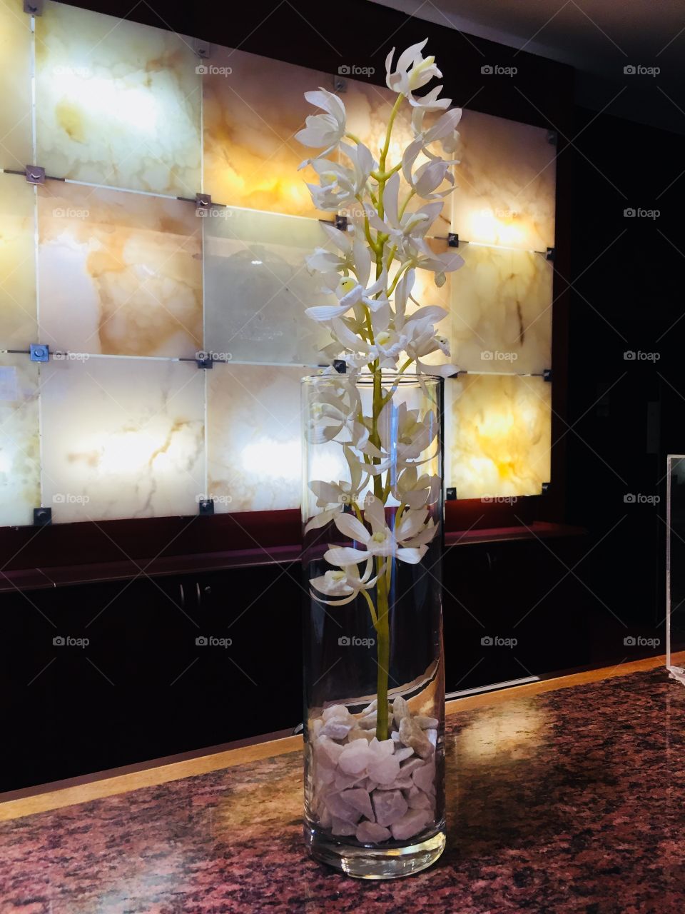 An amazing white Orchid flower decoration 