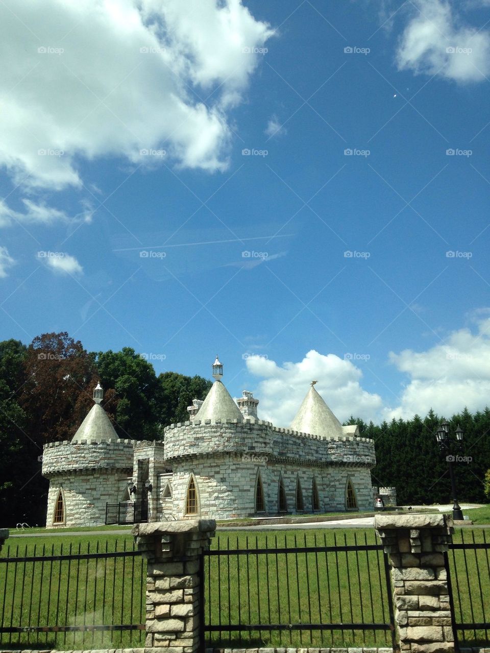 Castle and the clouds