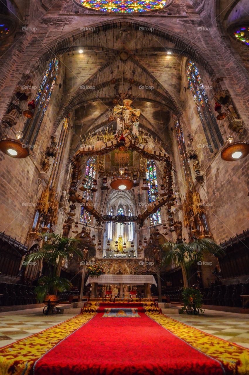 Altar Mayor de la Catedral de Palma de Mallorca (Mallorca - Spain)