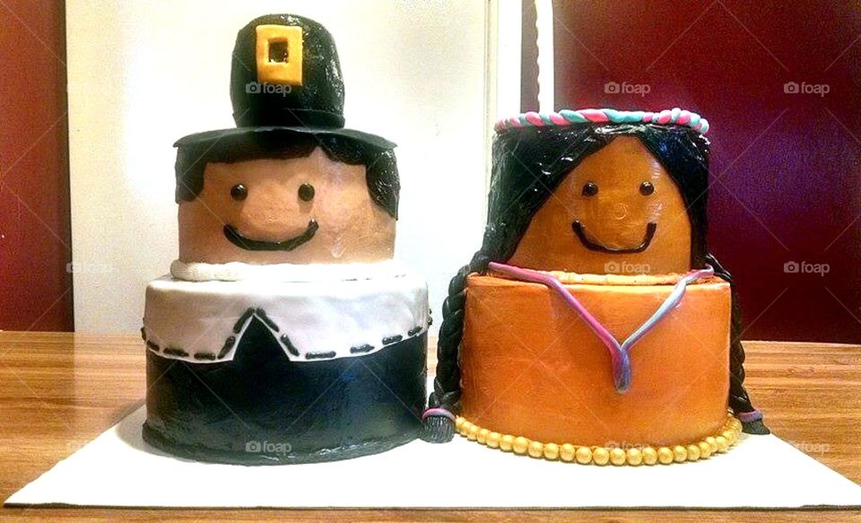 Indian & pilgrim cakes