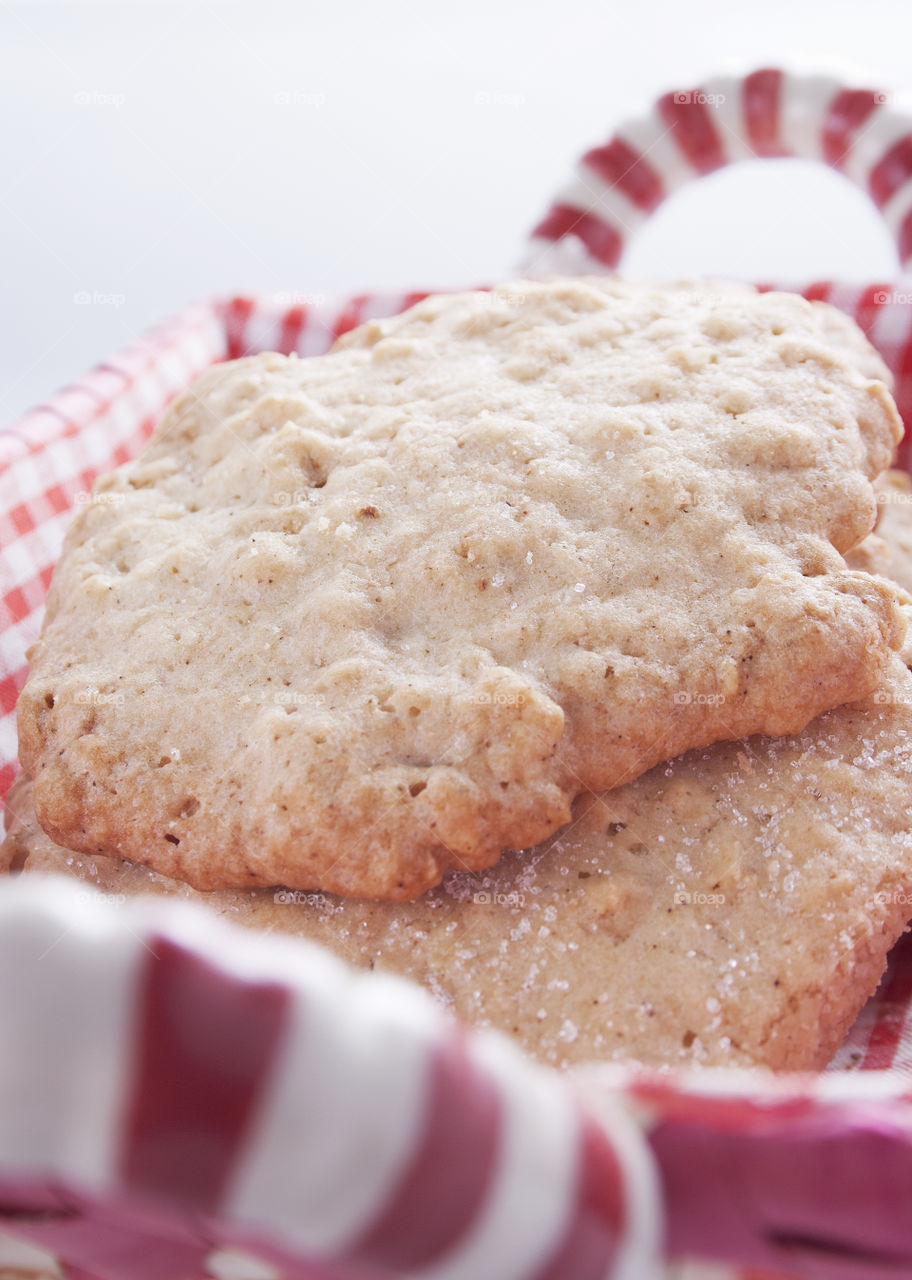 Homemade oatmeal cookies 