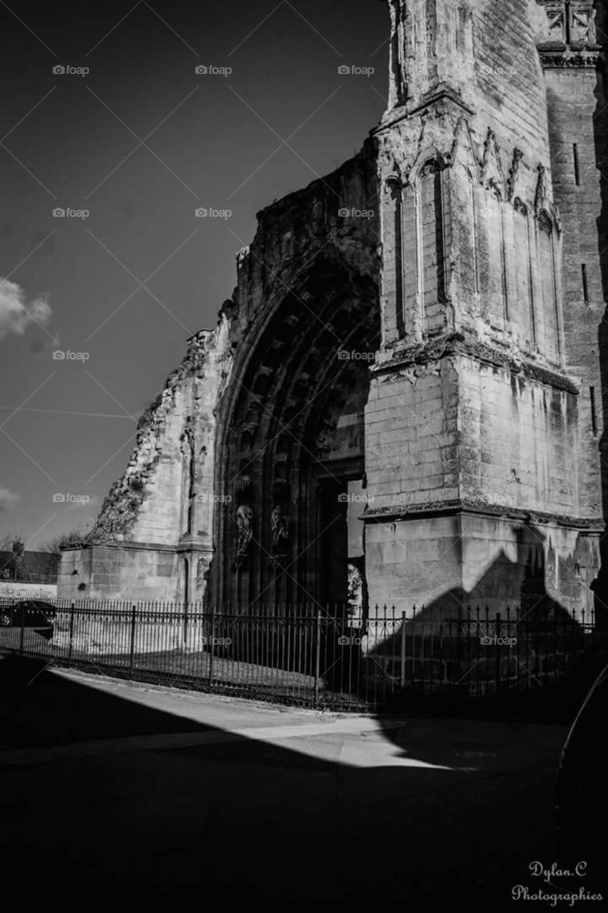 Les ruines de saint omer.
