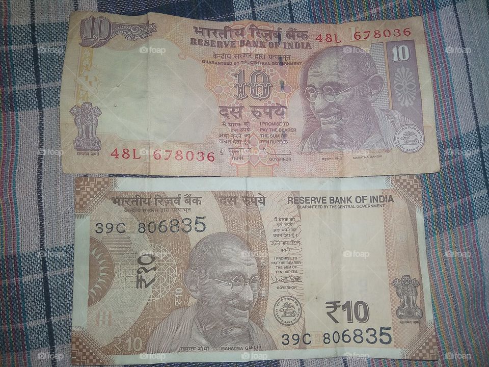 old & new notes
