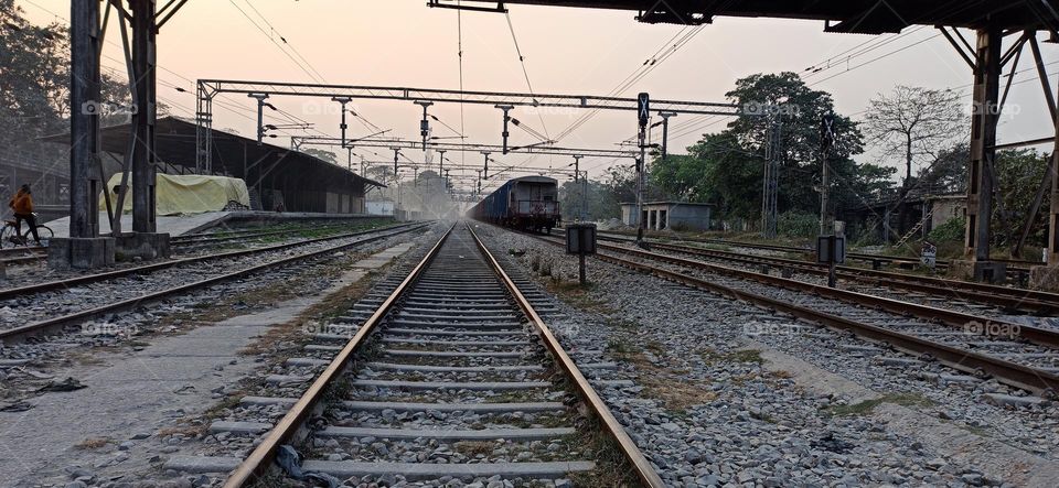 The lonely railway station