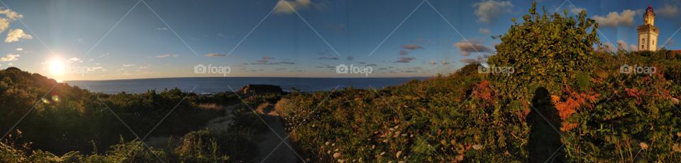 vista panoramica desde Faro de Higuer
