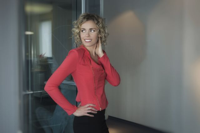 Young woman posing