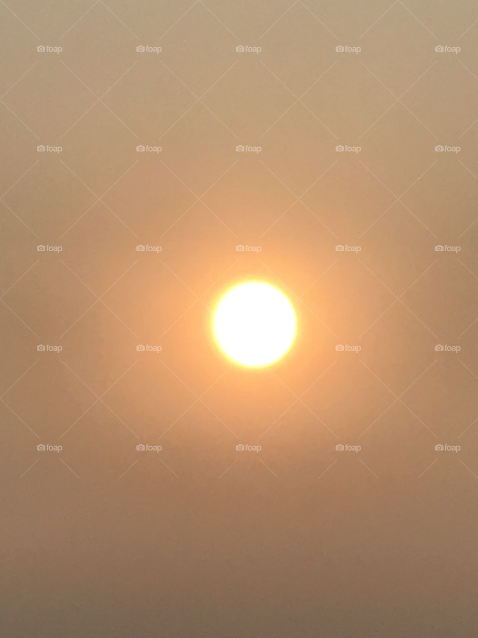 Sunset. It lights up when going down, making the evening sky appear beautiful.