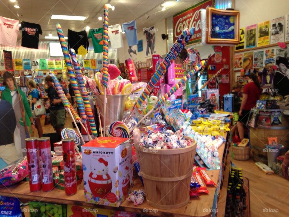 The candy store