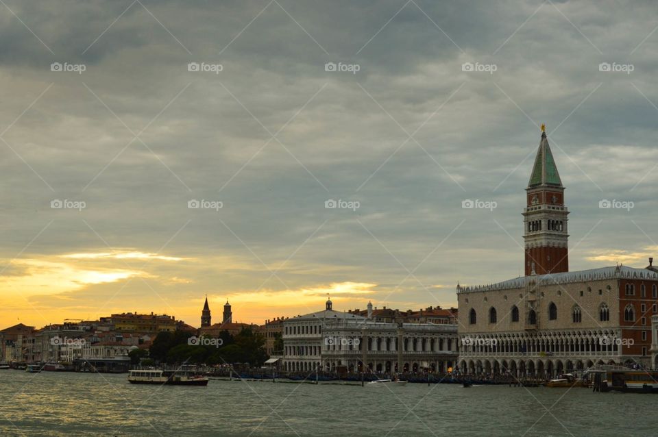 Sunset in Venice 