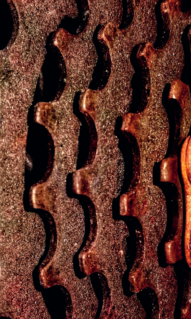 steel shapes in chains