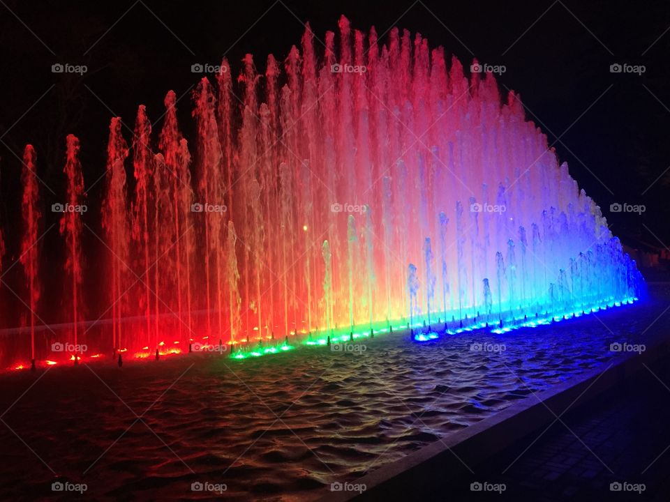 Rainbow of water - arcó de colores
