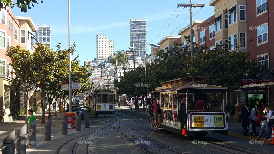 Trolley Rides. San Francisco's historical rail car rides that take you all around the city and up and down its hilla.