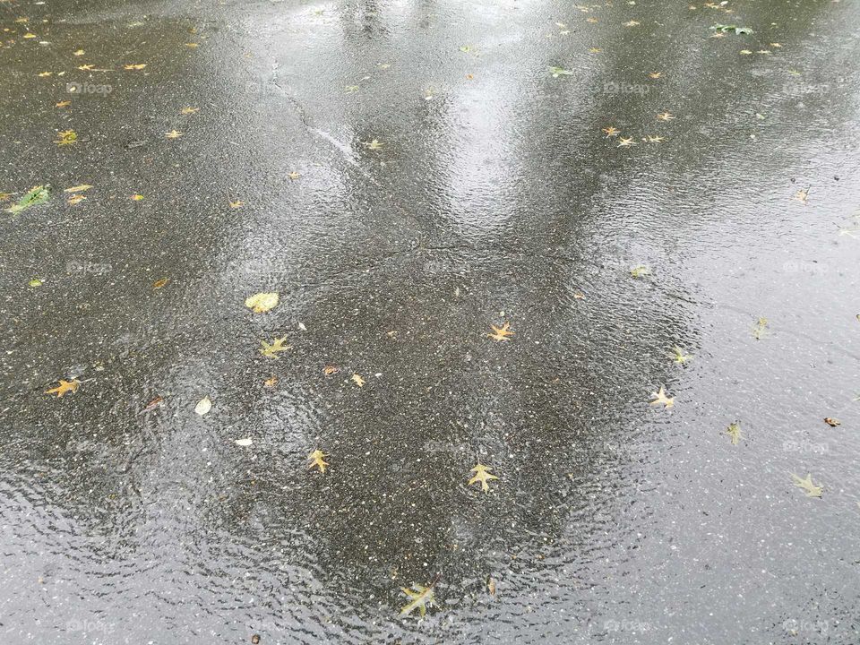 Raindance Man in his Reflection