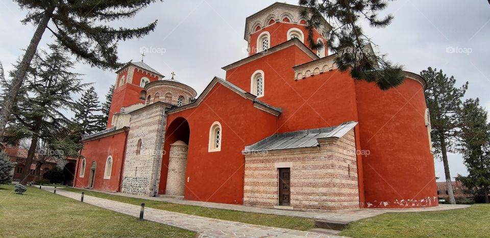 Monastery "Zica" in Serbia
