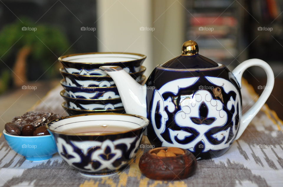 Traditional Uzbek tea