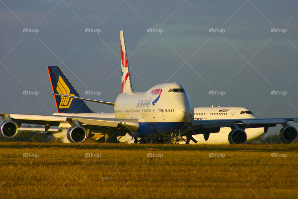 BRITISH AIRWAYS BA B747-400 MEL MELBOURNE AUSTRALIA