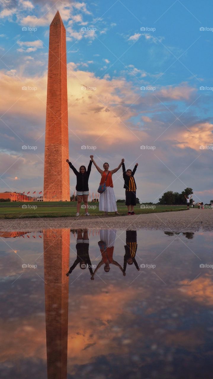 Family enjoying the greatness of life