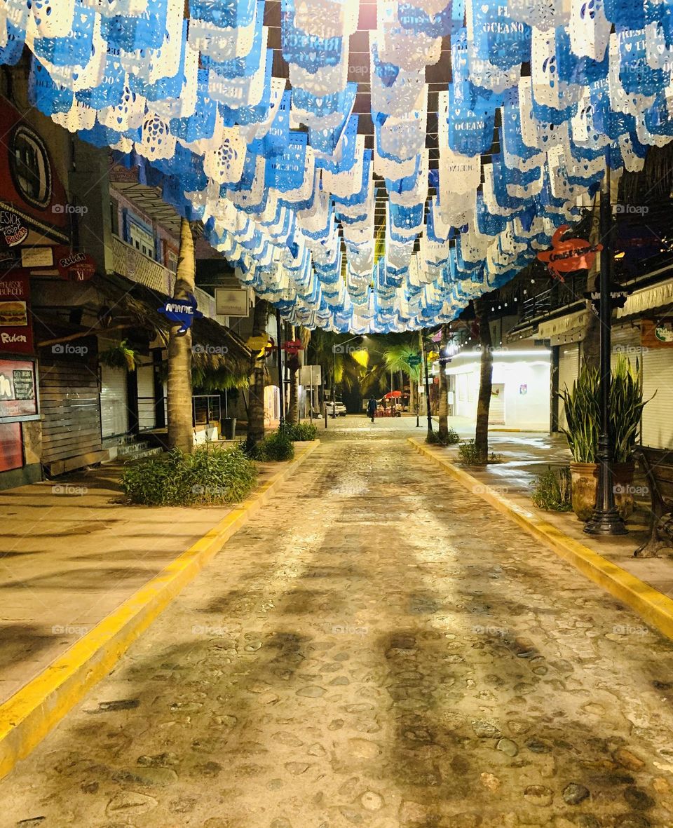 Calle de Sayulita pueblo Mágico 