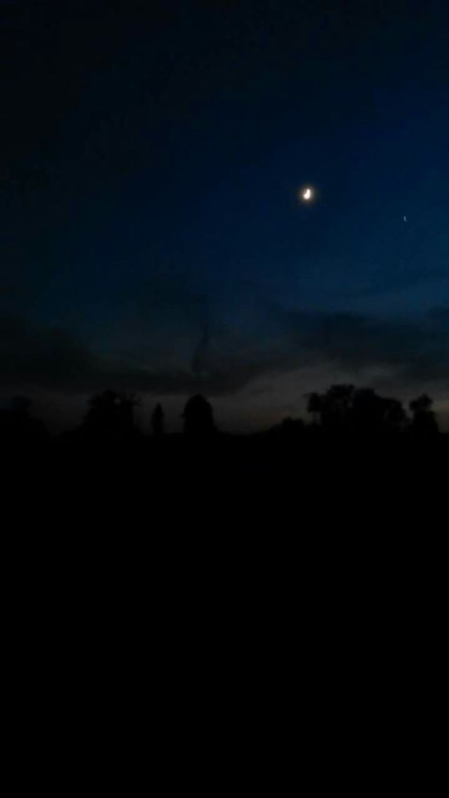 Start night painted beautifully by science.
