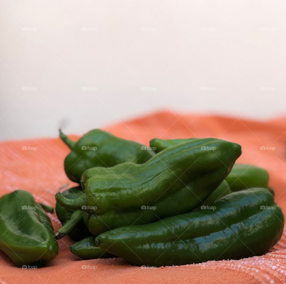 Pimientos  verdes 