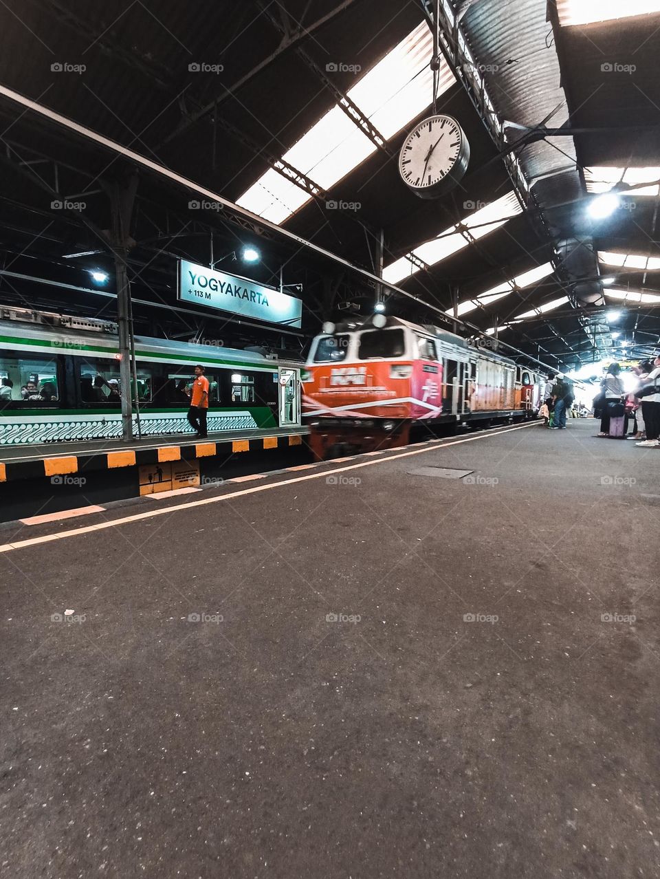 Tugu Station at Yogyakarta, Indonesia.