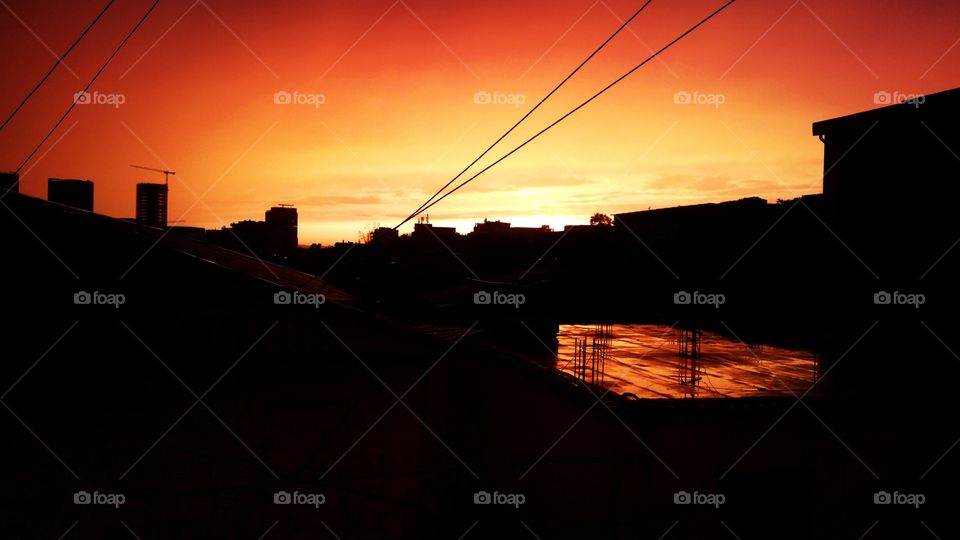 Sunset in Tirana 2