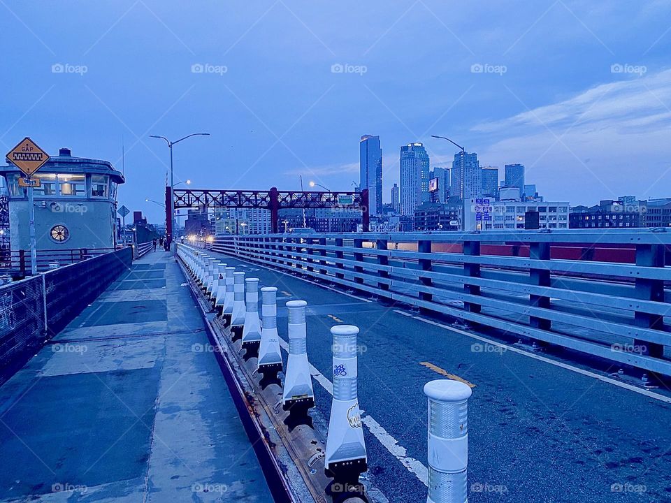 This modern streamlined design comes to us from the “Pulaski Bridge” crossing over the “East River” at “Newtown Creek” from “Greenpoint”, Brooklyn into LIC, Queens on a warm Indian summer evening in September of 2023. Hypnotic Productions