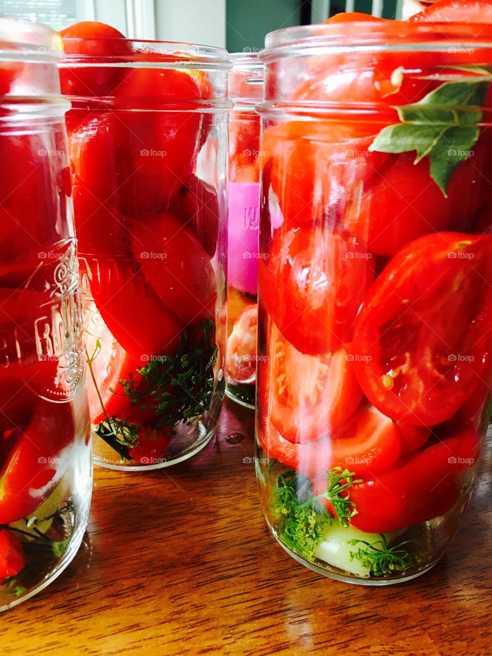 Winter Pickled tomatoes 