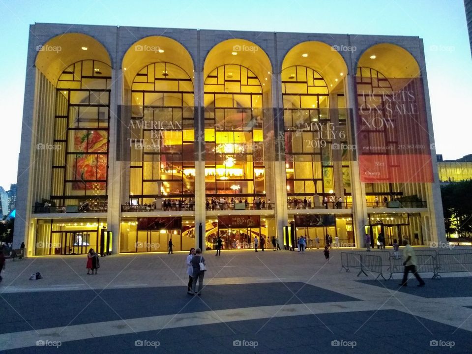 Lincoln Center NYC at Dusk