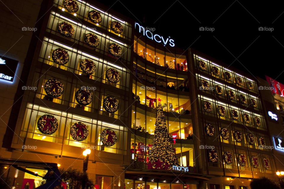 THE MACY'S STORE AT UNION SQUARE SAN FRANCISCO CALIFORNIA USA