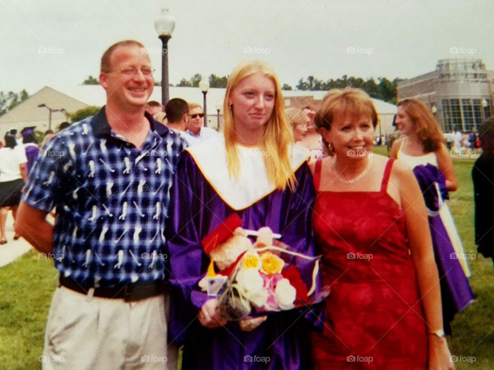 Graduation with parents