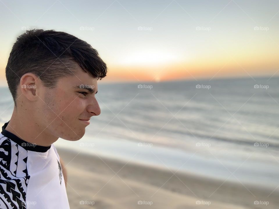 Emotions disgust . Boy 