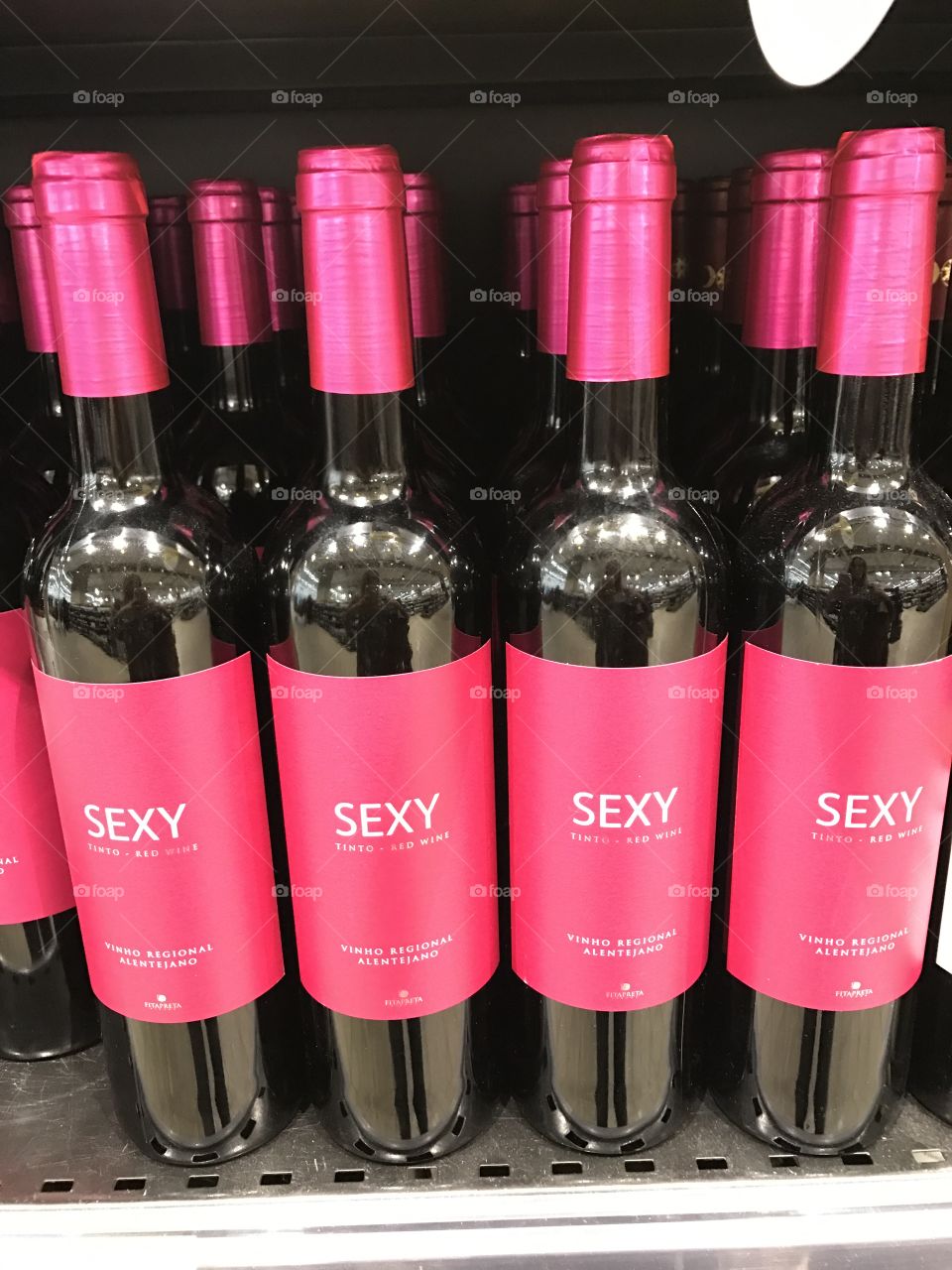 Sexy local brand of Portuguese red vine