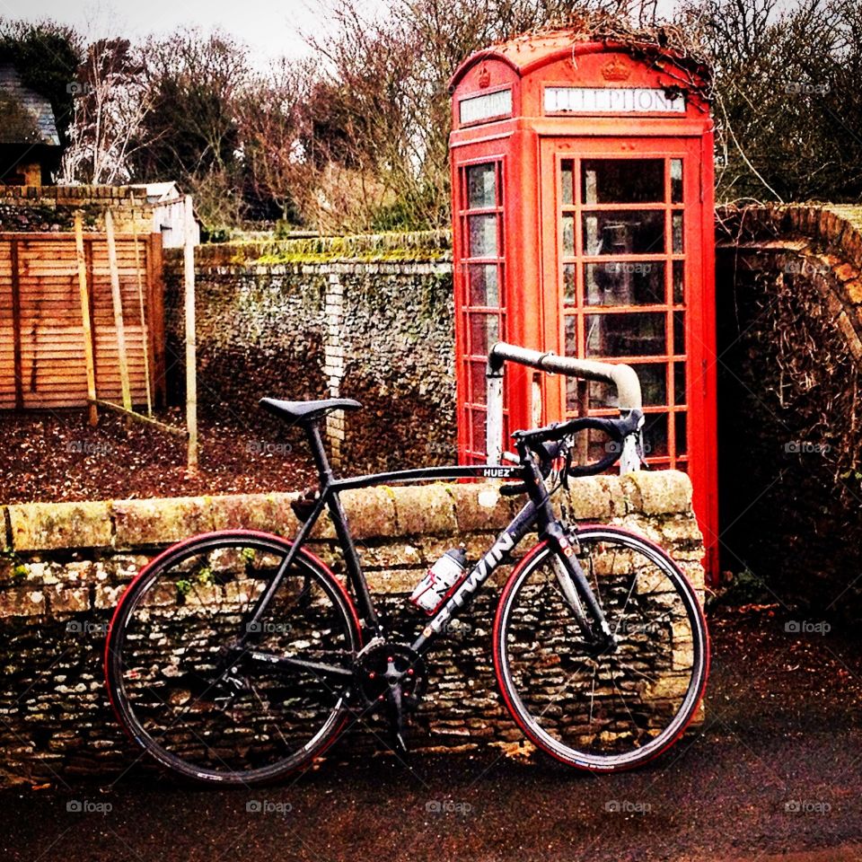 Phone box tagging... Welcome to Norfolk home of phone boxes... Now let's snap them with my bike! "Living The Dream" AKA The Spin Doctor