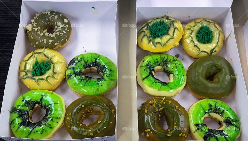 Green Donuts
