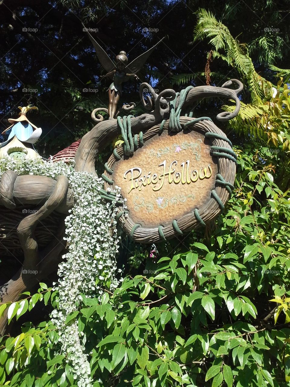 Pixie Hollow Sign