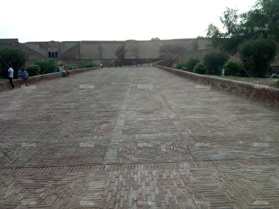 an ancient fort of Bathinda city- a monument protected by Govt Of India- inner part