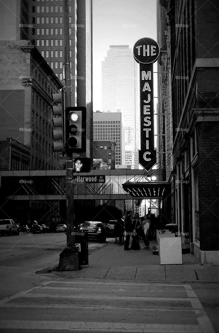 Downtown Dallas Majestic Theater