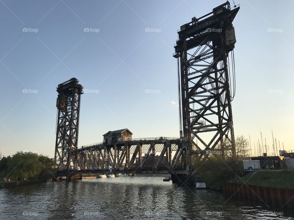 Chicago River Industrial Bridge 