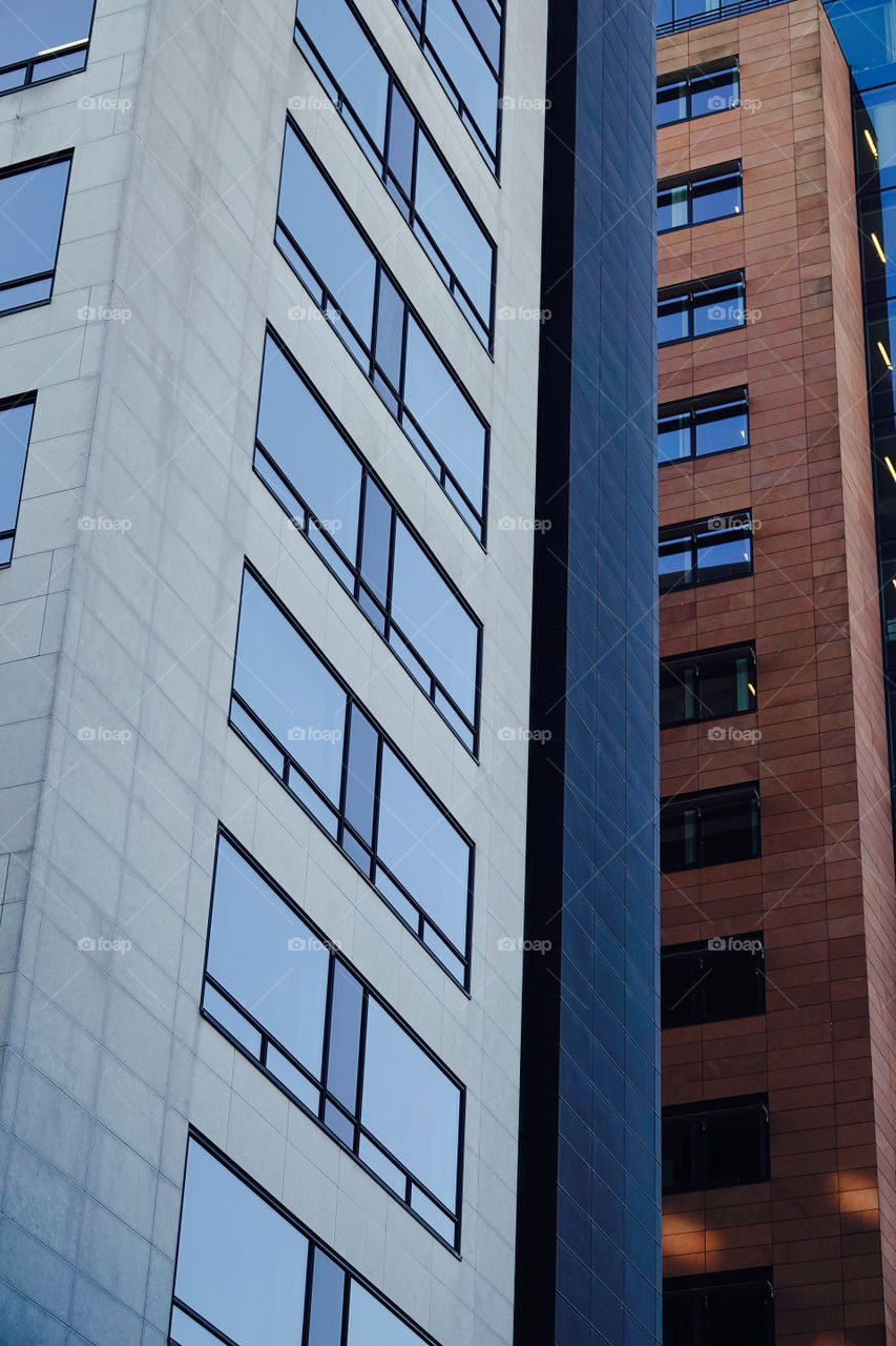 Modern architecture in Antwerp.