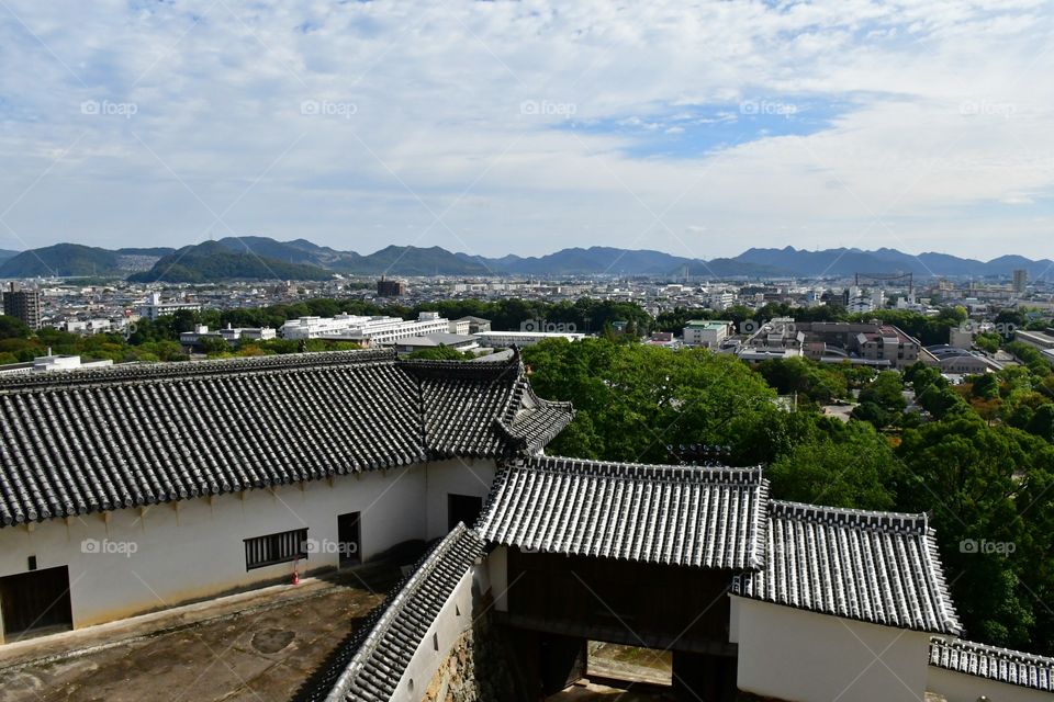 Panoramic view from the castle