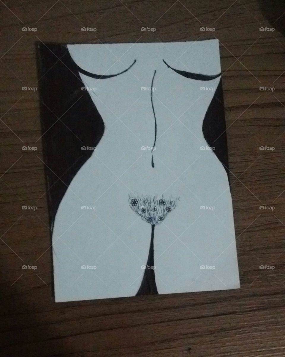 desenho corpo feminino nu